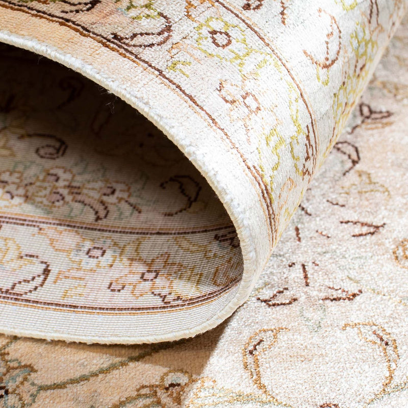Alfombra persa - Ghom - 147 x 99 cm - beige