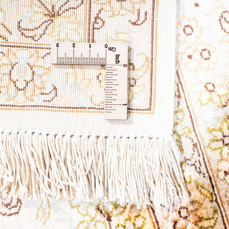 Alfombra persa - Ghom - 147 x 99 cm - beige