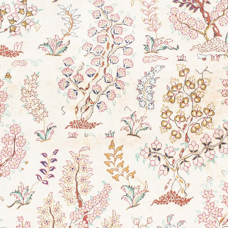 Alfombra persa - Ghom - 146 x 104 cm - beige