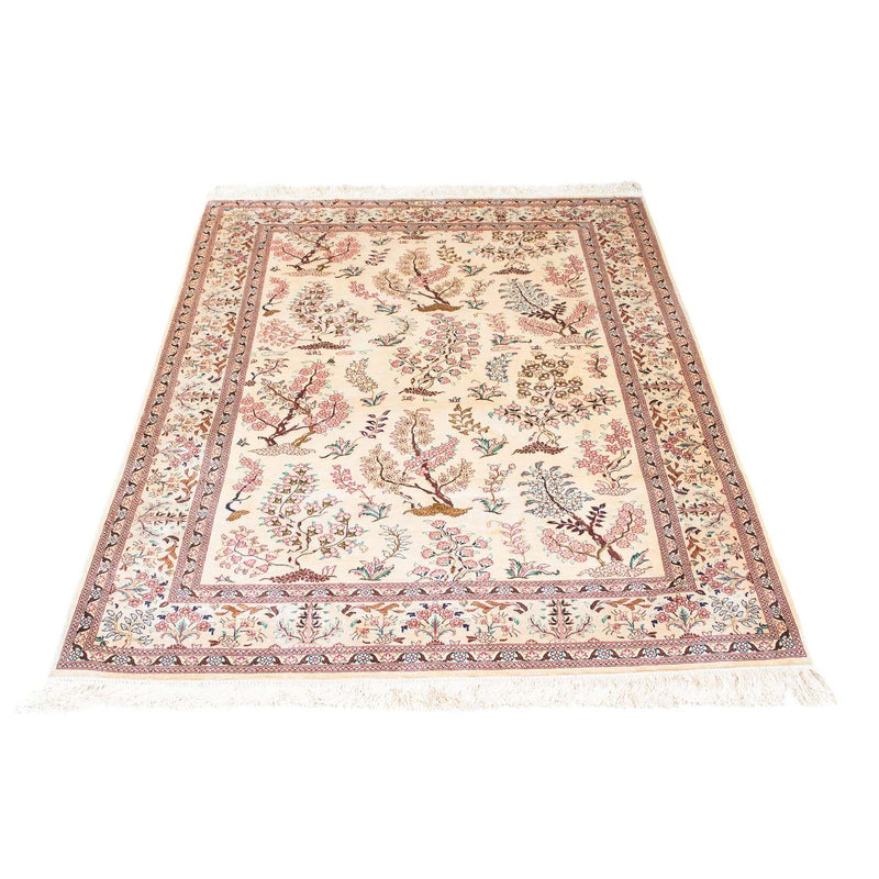 Alfombra persa - Ghom - 146 x 104 cm - beige