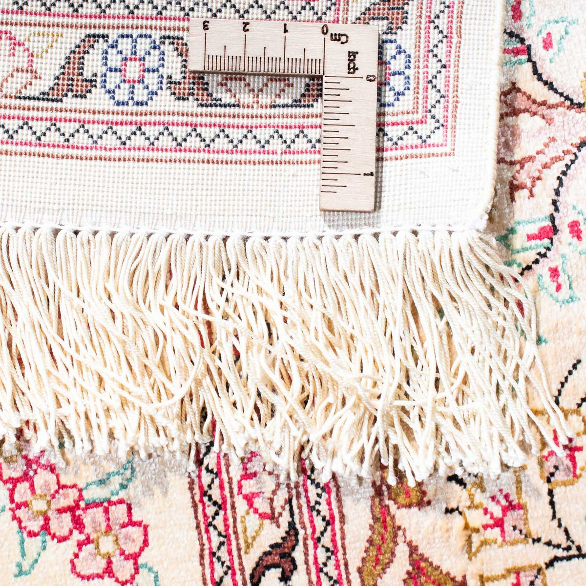 Alfombra persa - Ghom - 146 x 104 cm - beige