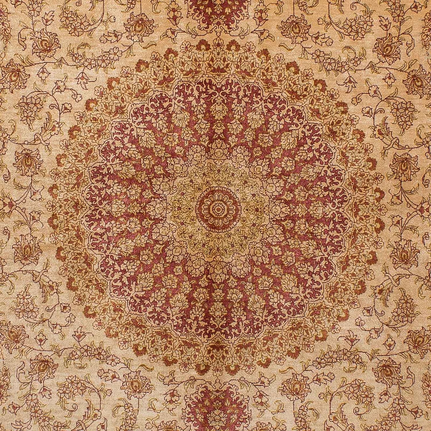 Alfombra de seda - Ghom Seda - Prima - 237 x 154 cm - marrón