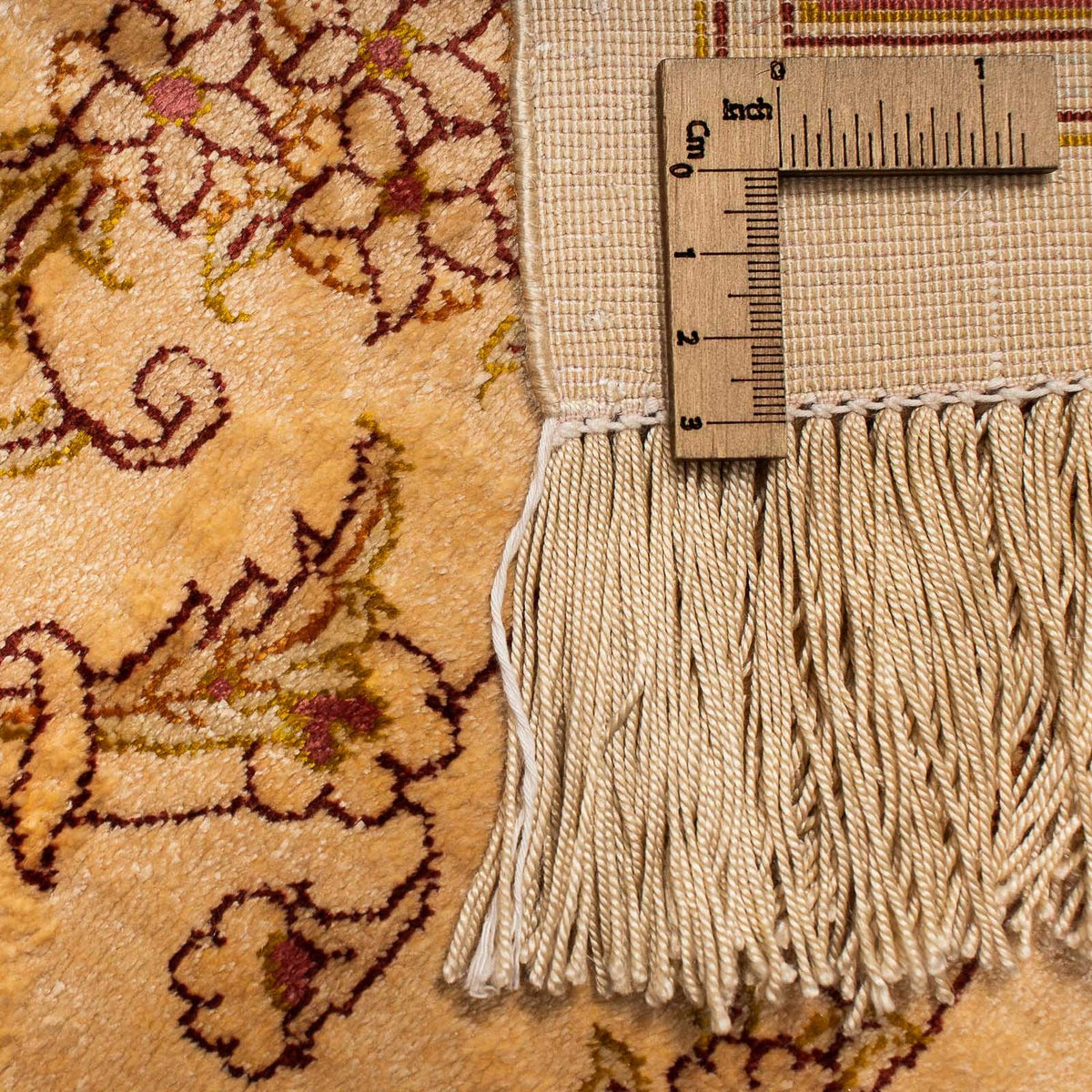 Alfombra de seda - Ghom Seda - Prima - 237 x 154 cm - marrón