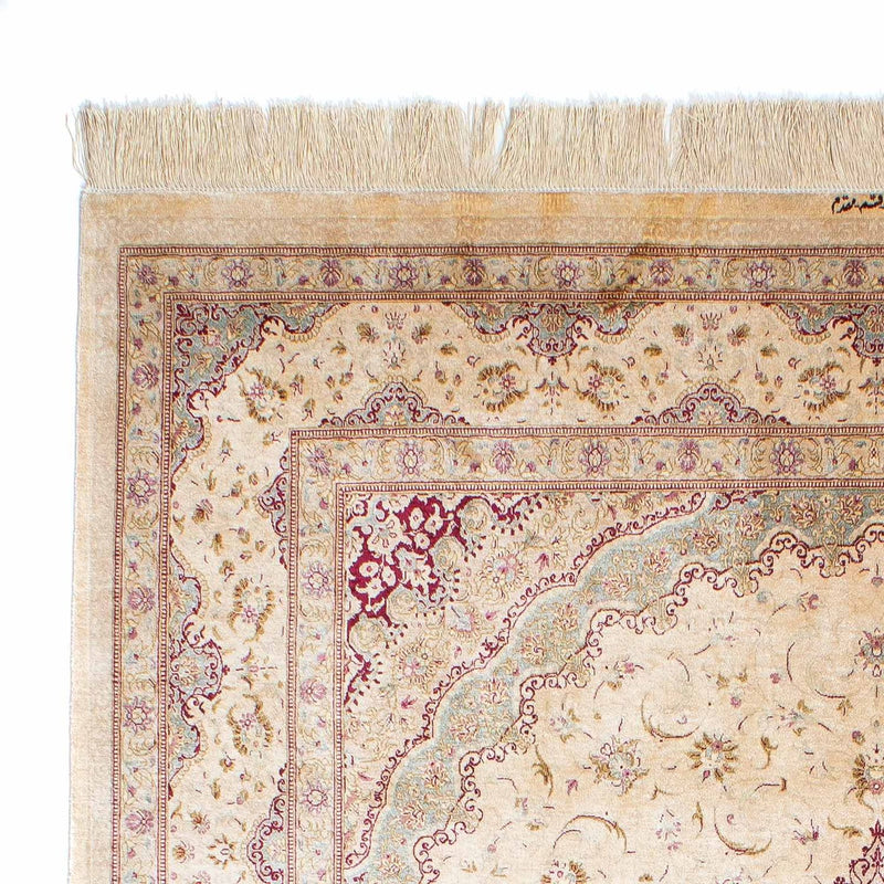 Alfombra persa - Ghom - 233 x 158 cm - beige
