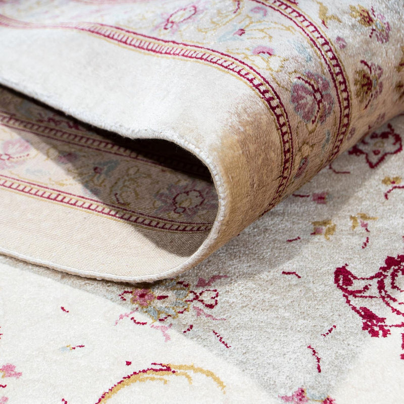 Alfombra persa - Ghom - 233 x 158 cm - beige