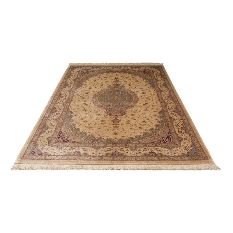 Alfombra persa - Ghom - 233 x 158 cm - beige