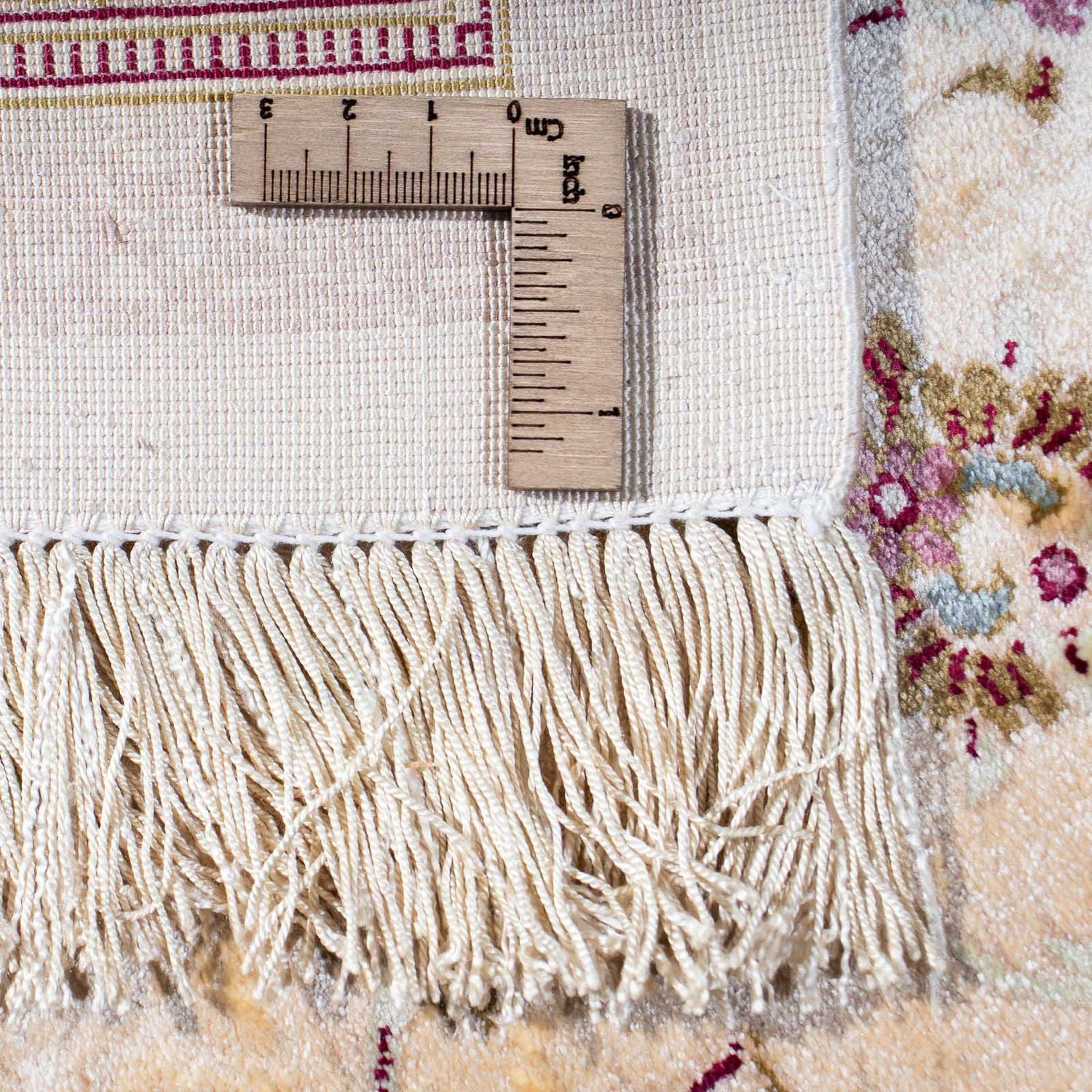 Alfombra persa - Ghom - 233 x 158 cm - beige