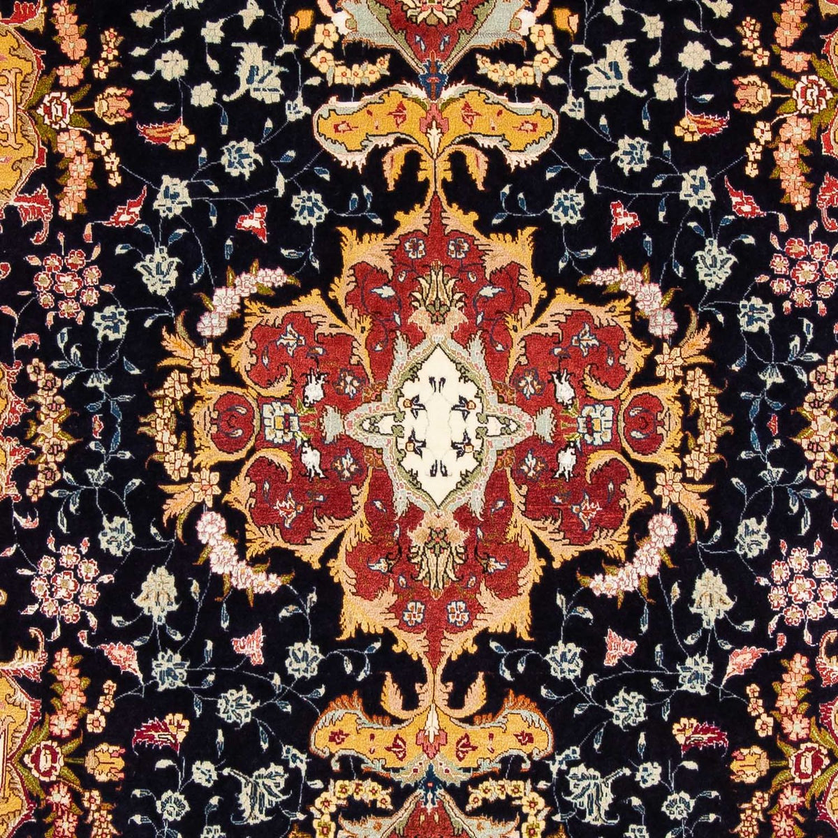 Alfombra Persa - Tabriz - Real - 288 x 190 cm - azul oscuro