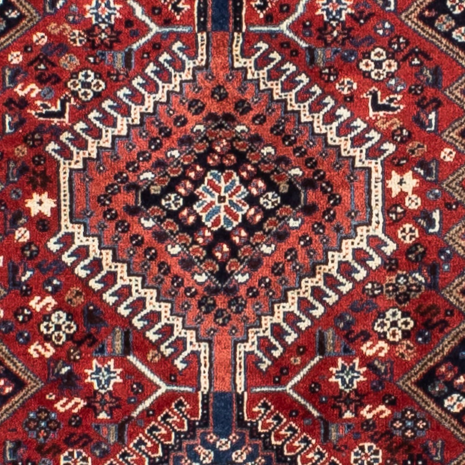 Alfombra de pasillo Alfombra persa - Nómada - 368 x 80 cm - rojo oscuro