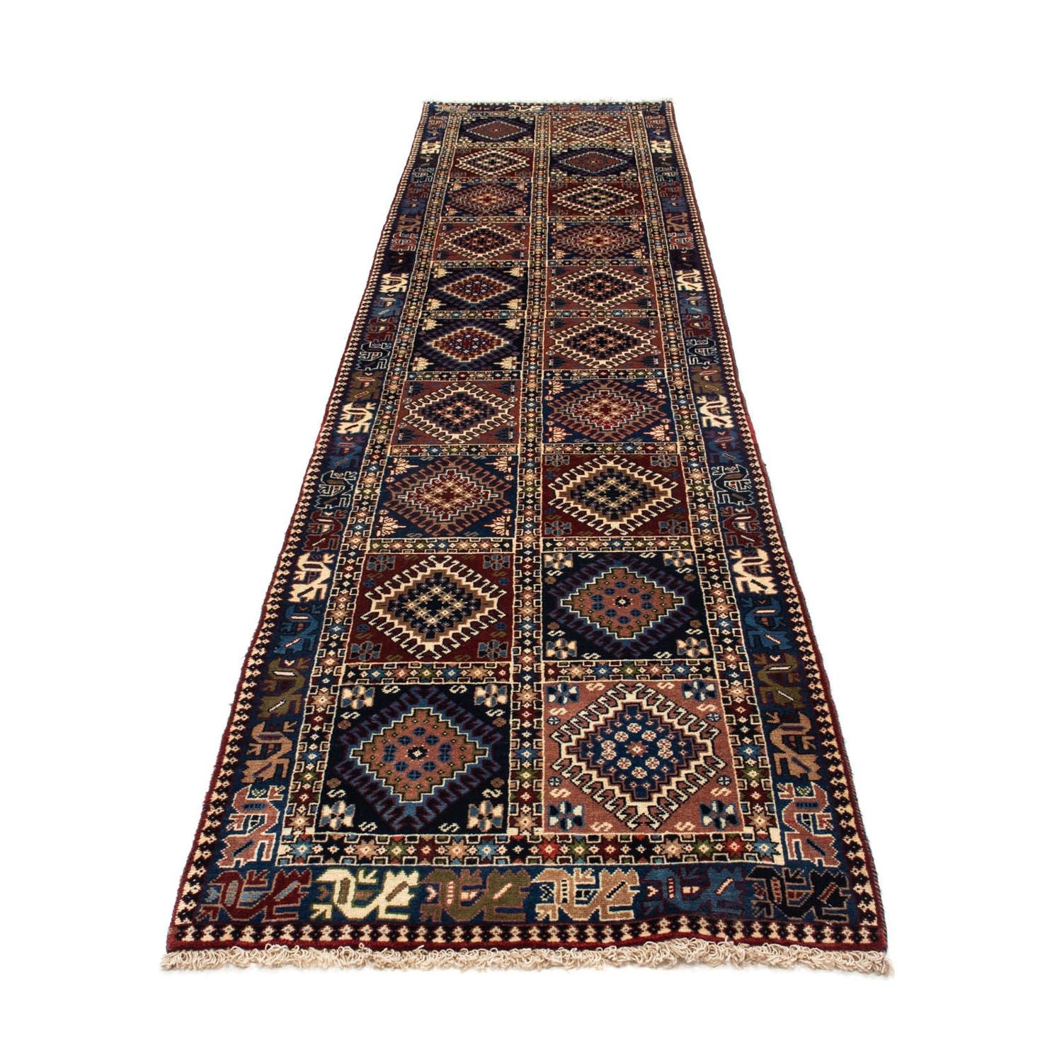 Alfombra de pasillo Alfombra persa - Nómada - 381 x 80 cm - multicolor