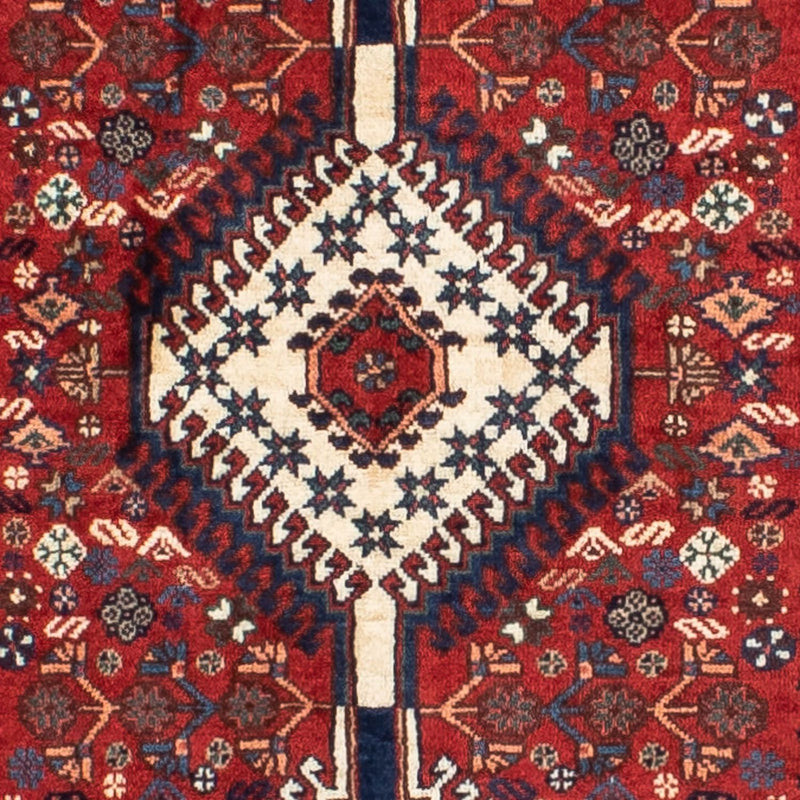 Alfombra de pasillo Alfombra persa - Nómada - 380 x 78 cm - rojo oscuro