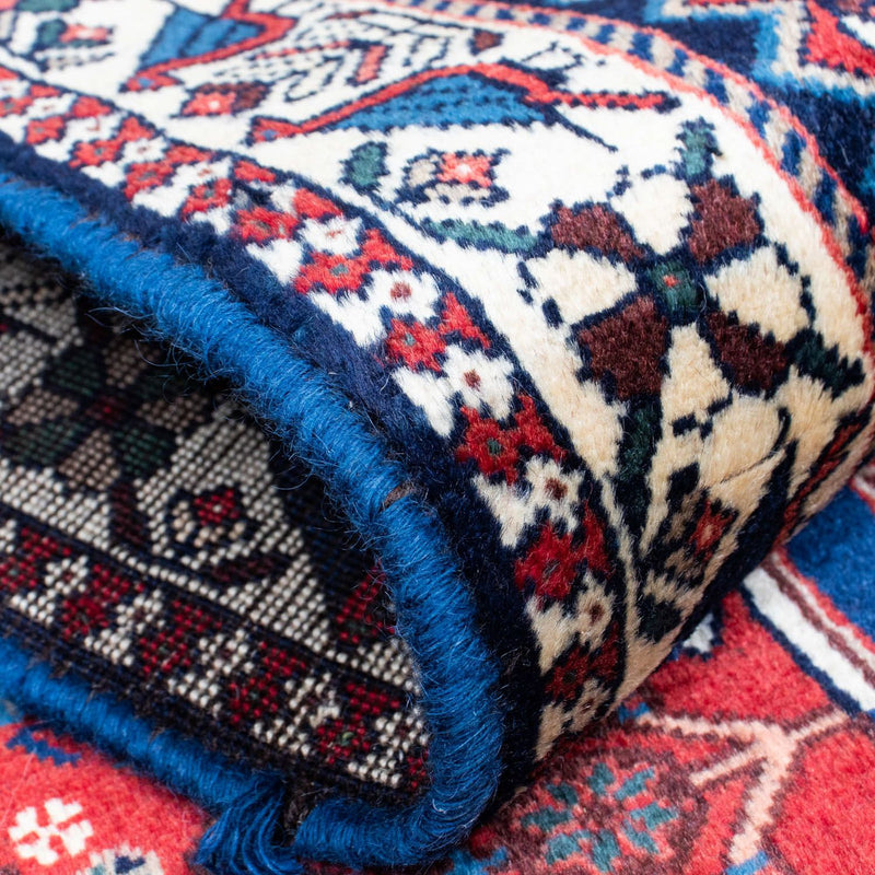 Alfombra de pasillo Alfombra persa - Nómada - 380 x 78 cm - rojo oscuro