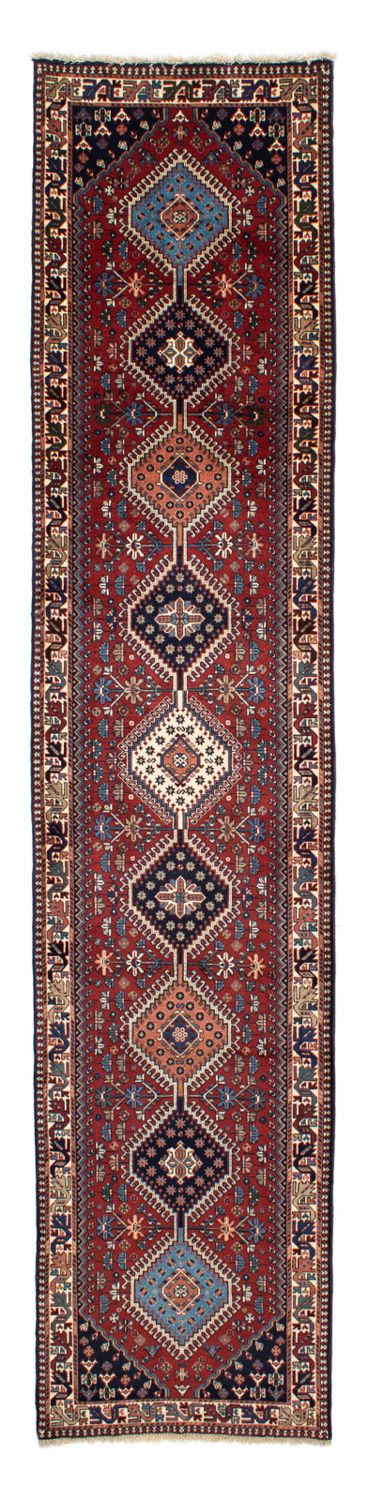 Alfombra de pasillo Alfombra persa - Nómada - 373 x 80 cm - rojo oscuro