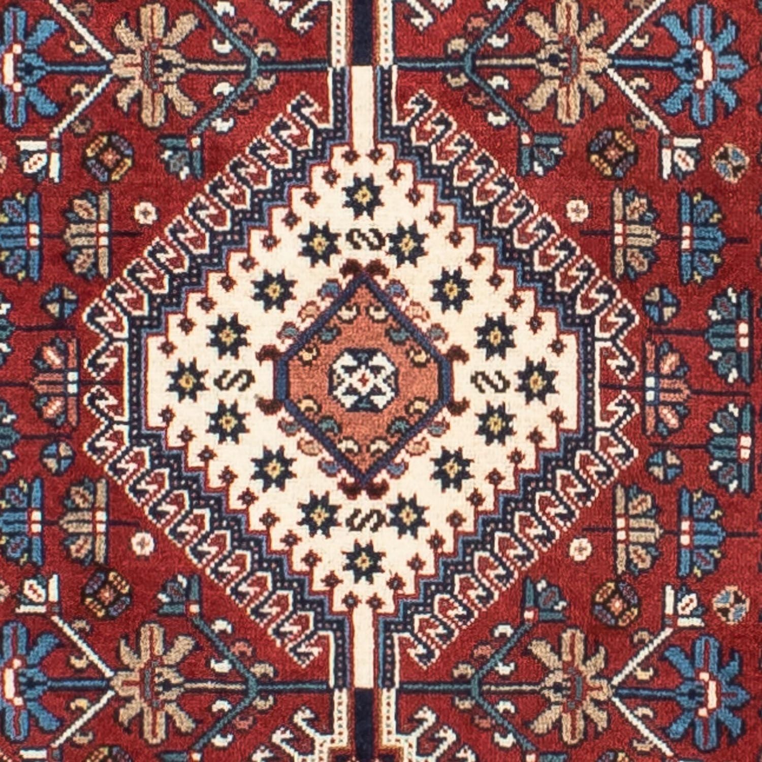 Alfombra de pasillo Alfombra persa - Nómada - 373 x 80 cm - rojo oscuro