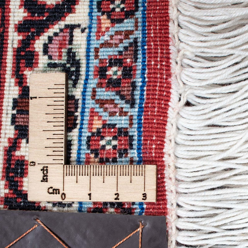 Alfombra persa - Bidjar - 214 x 127 cm - rojo claro