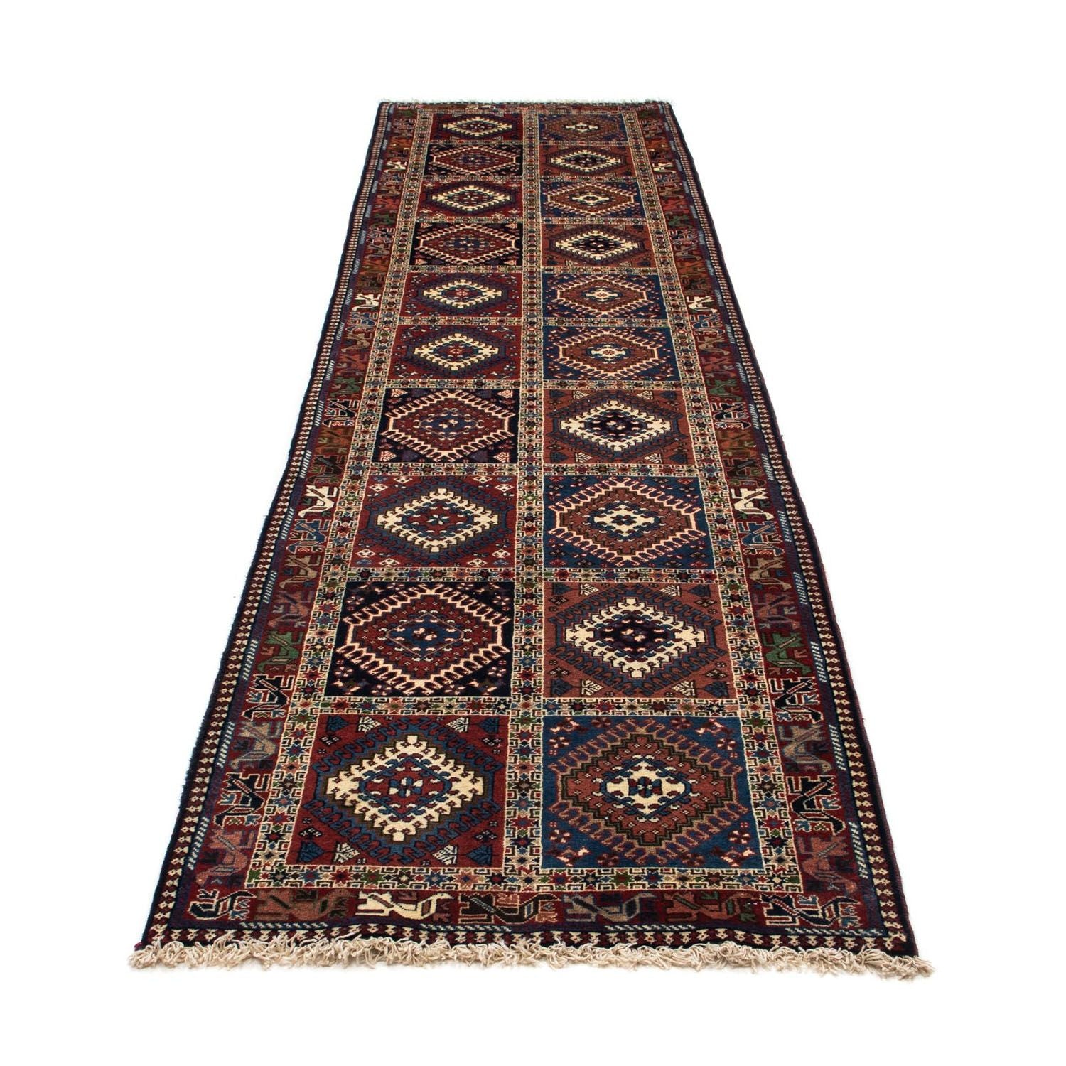 Alfombra de pasillo Alfombra persa - Nómada - 398 x 83 cm - multicolor