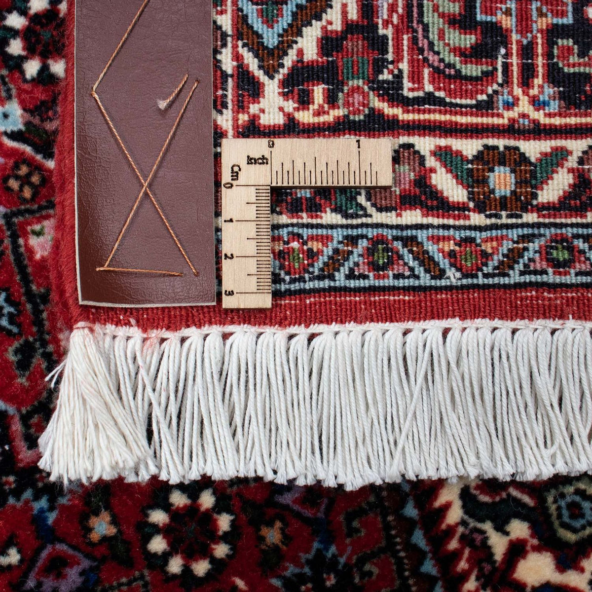 Alfombra persa - Bidjar - 228 x 132 cm - rojo claro