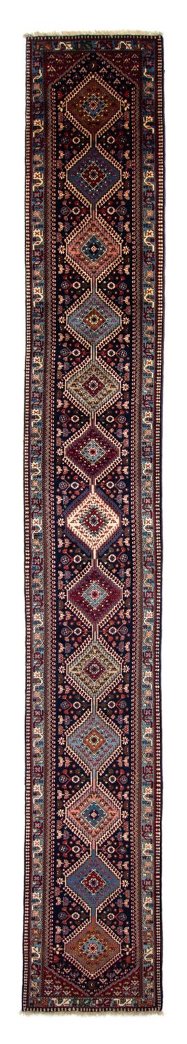 Alfombra de pasillo Alfombra persa - Nómada - 580 x 83 cm - azul oscuro