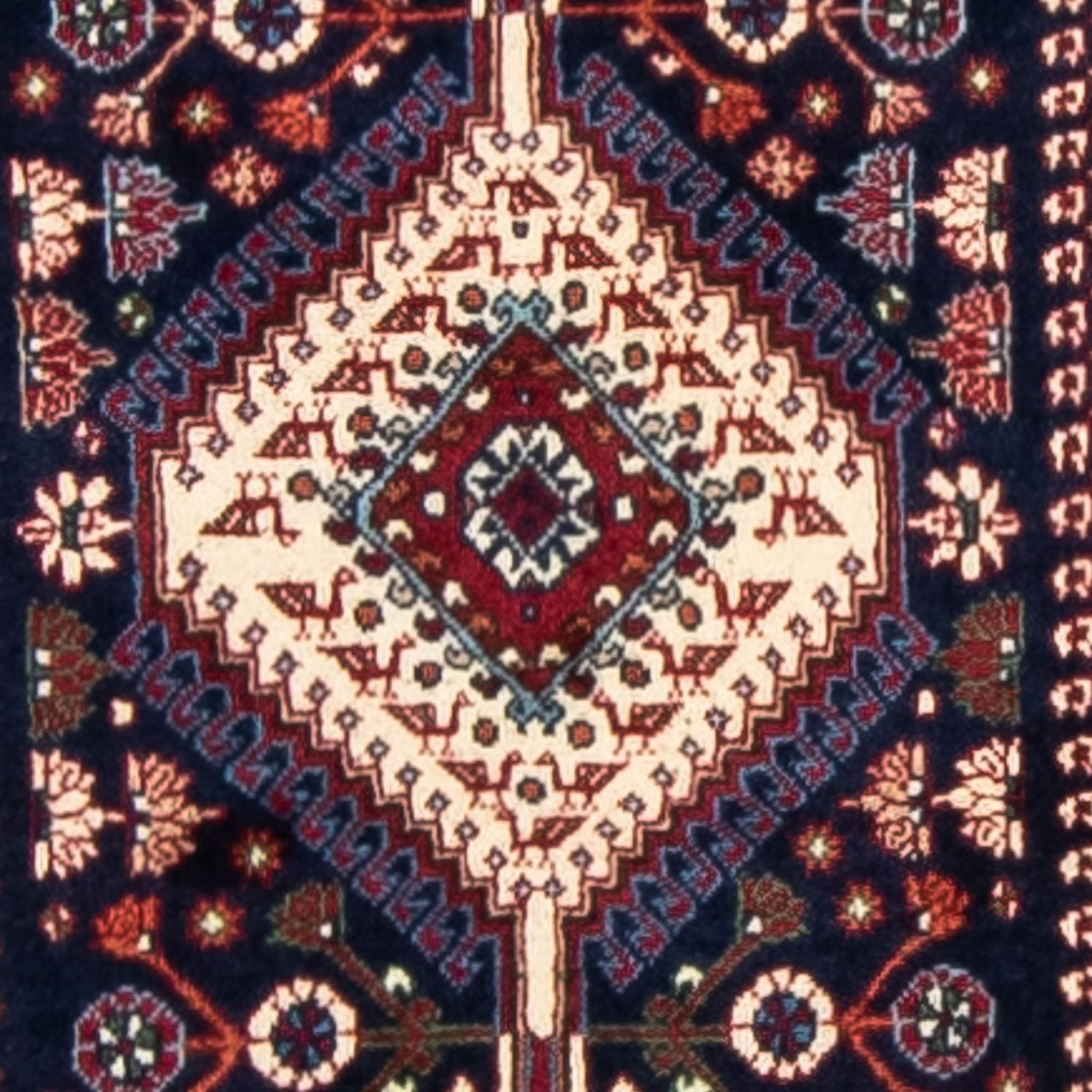 Alfombra de pasillo Alfombra persa - Nómada - 580 x 83 cm - azul oscuro