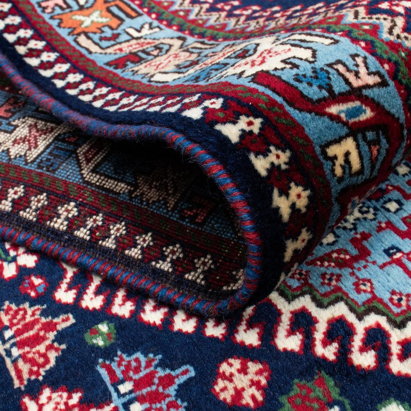Alfombra de pasillo Alfombra persa - Nómada - 580 x 83 cm - azul oscuro
