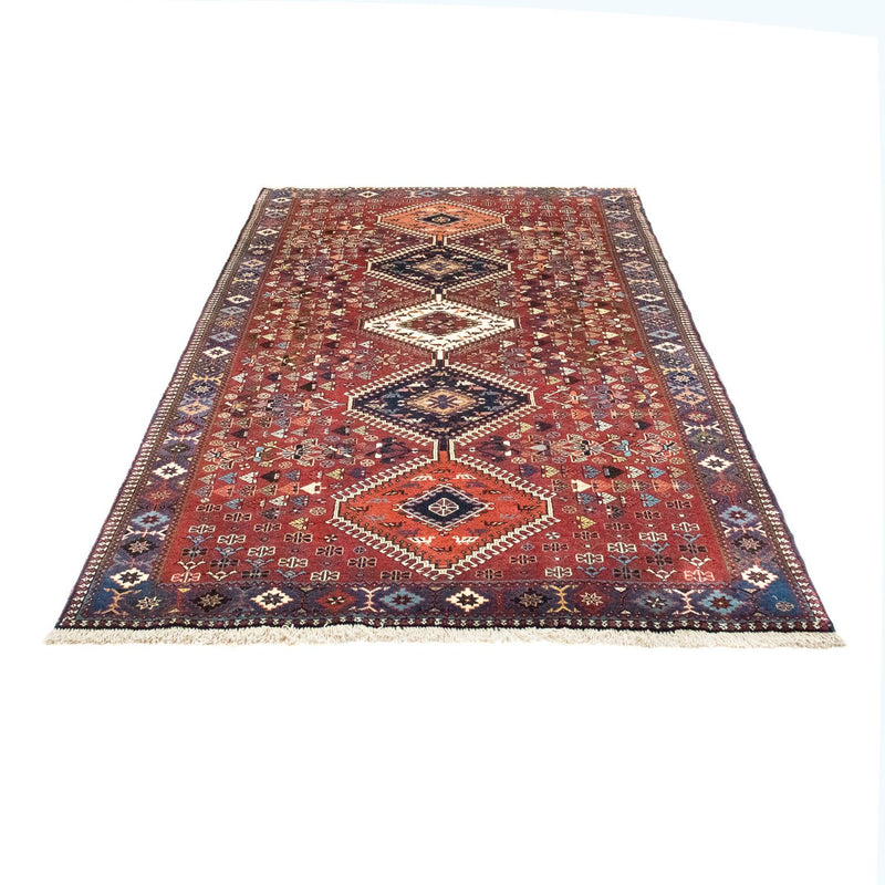 Alfombra persa - Nómada - 217 x 130 cm - rojo oscuro