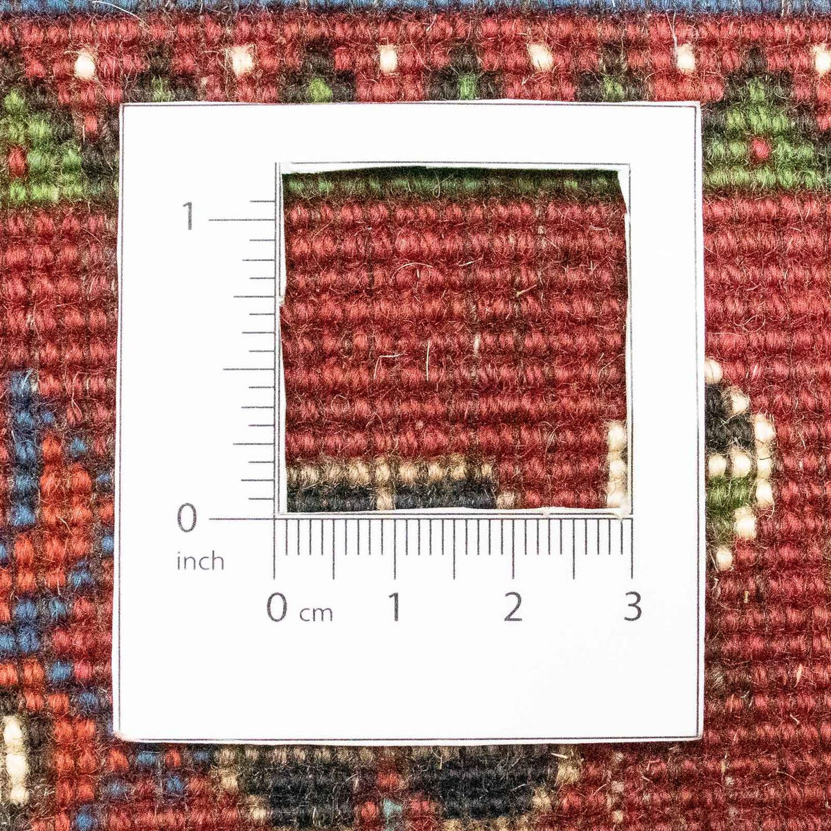 Alfombra persa - Nómada - 217 x 130 cm - rojo oscuro