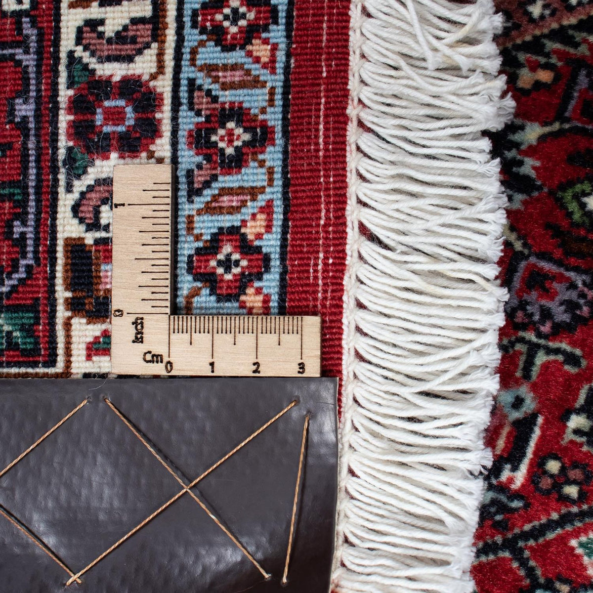 Alfombra persa - Bidjar - 204 x 129 cm - rojo claro