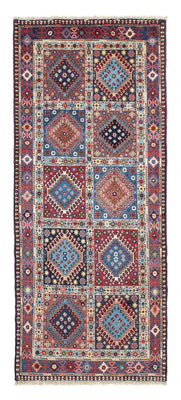 Alfombra de pasillo Alfombra persa - Nómada - 196 x 80 cm - azul