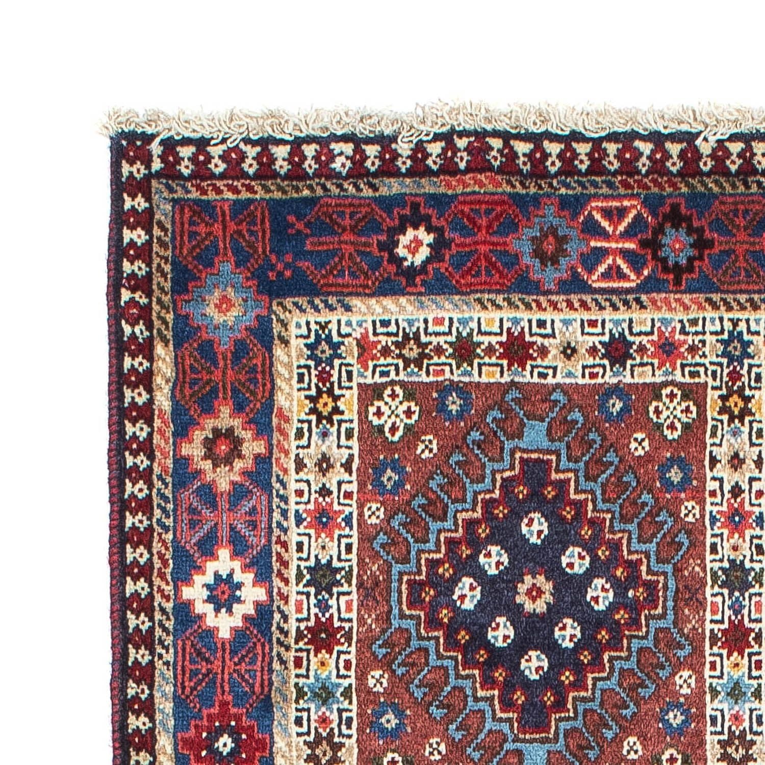Alfombra de pasillo Alfombra persa - Nómada - 196 x 80 cm - azul
