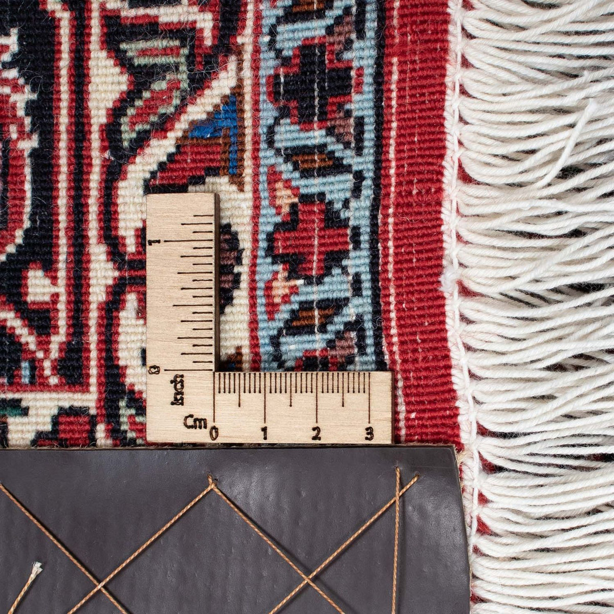 Alfombra persa - Bidjar - 198 x 132 cm - rojo claro