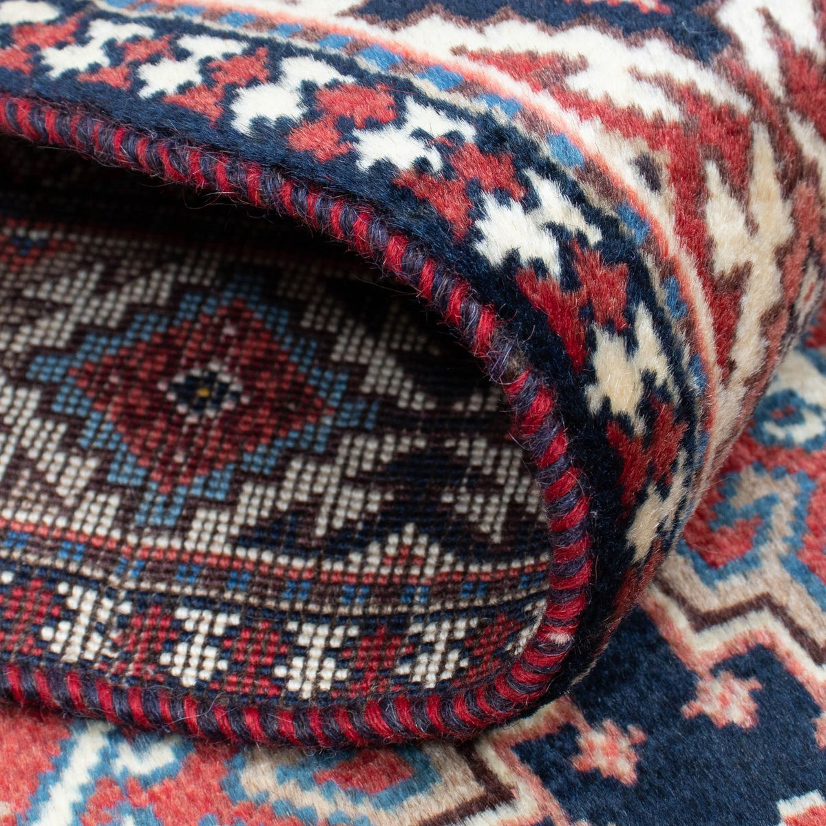 Alfombra de pasillo Alfombra persa - Nómada - 292 x 80 cm - rojo claro