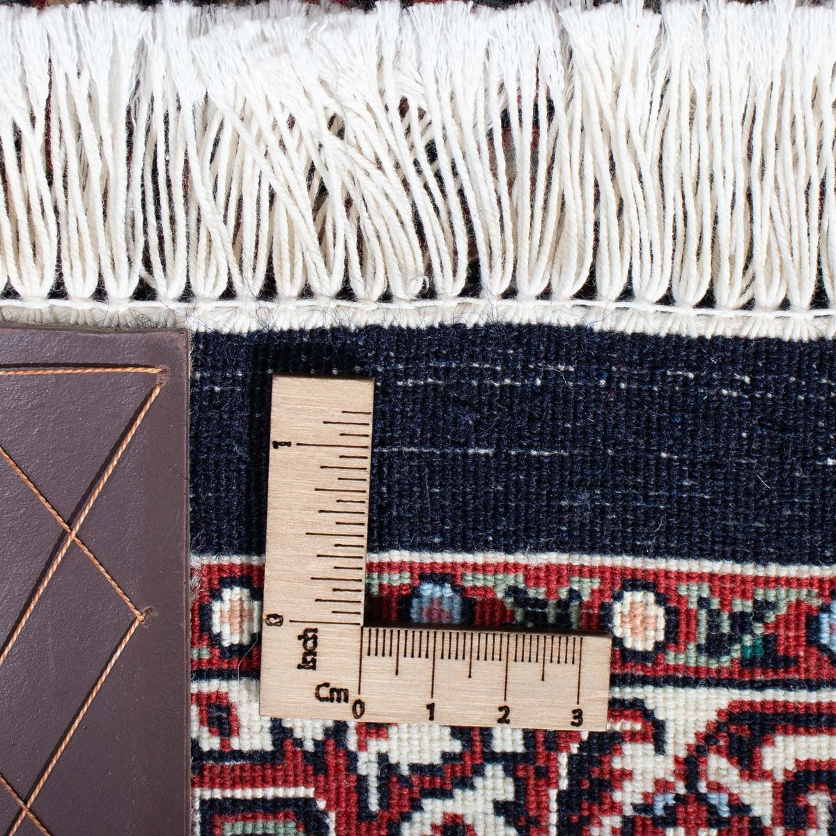 Alfombra de pasillo Alfombra persa - Bidjar - 195 x 48 cm - azul oscuro