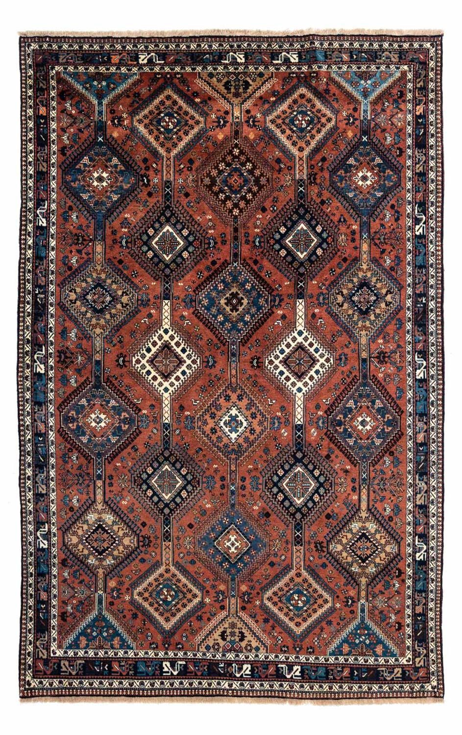 Alfombra persa - Nómada - 322 x 207 cm - marrón