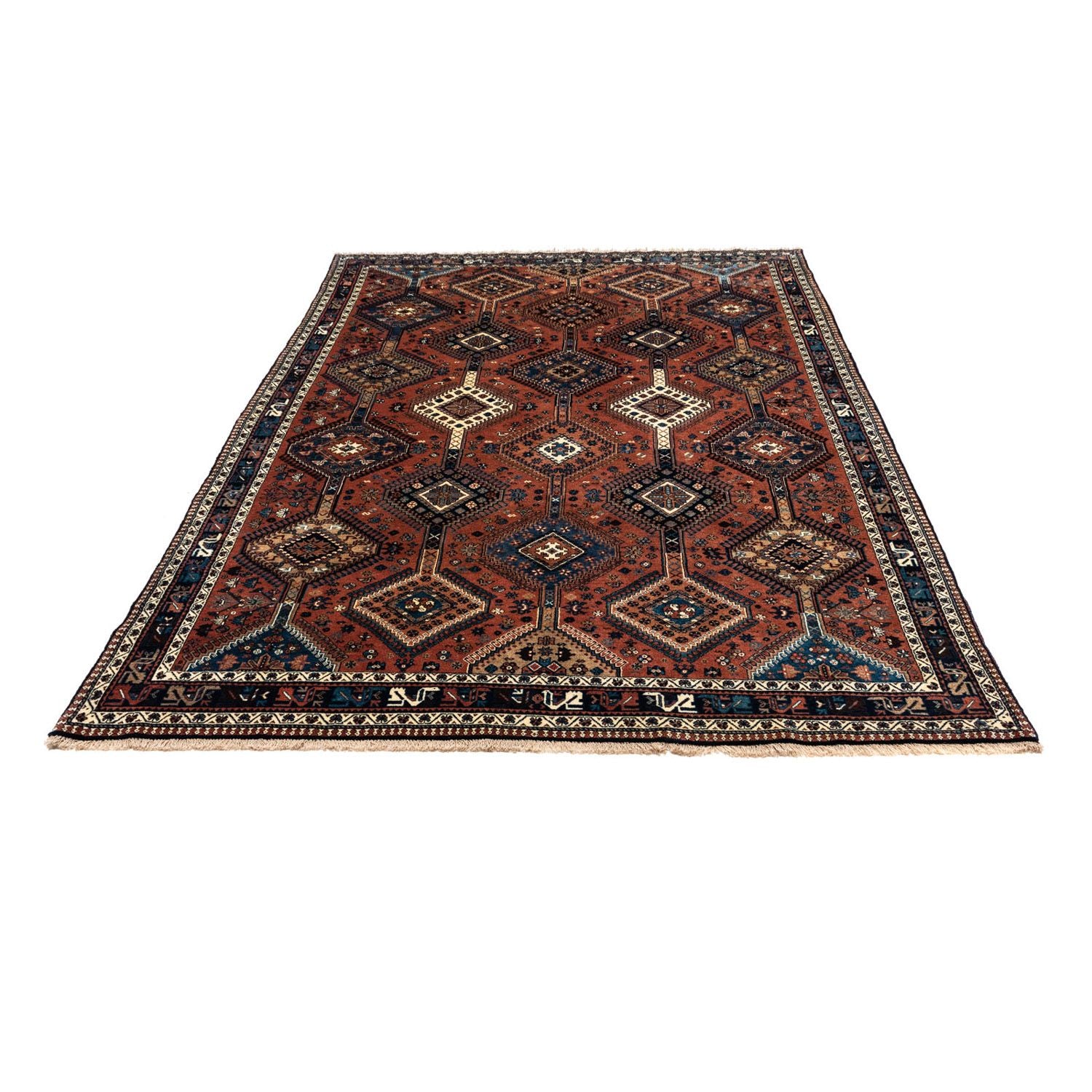 Alfombra persa - Nómada - 322 x 207 cm - marrón