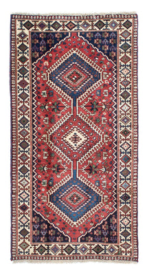 Alfombra de pasillo Alfombra persa - Nómada - 194 x 98 cm - rojo