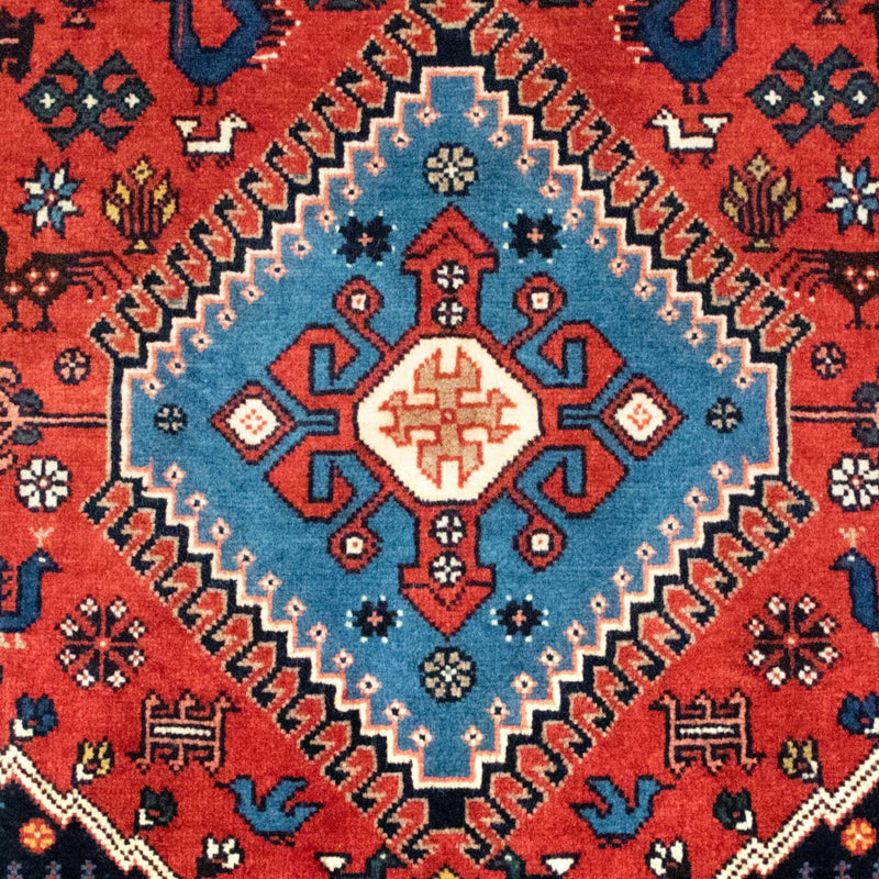 Alfombra persa - Nómada - 195 x 141 cm - rojo