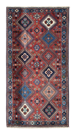 Alfombra de pasillo Alfombra persa - Nómada - 193 x 102 cm - rojo claro