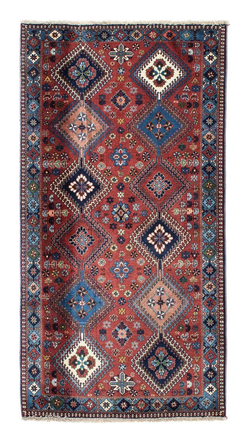Alfombra de pasillo Alfombra persa - Nómada - 193 x 102 cm - rojo claro