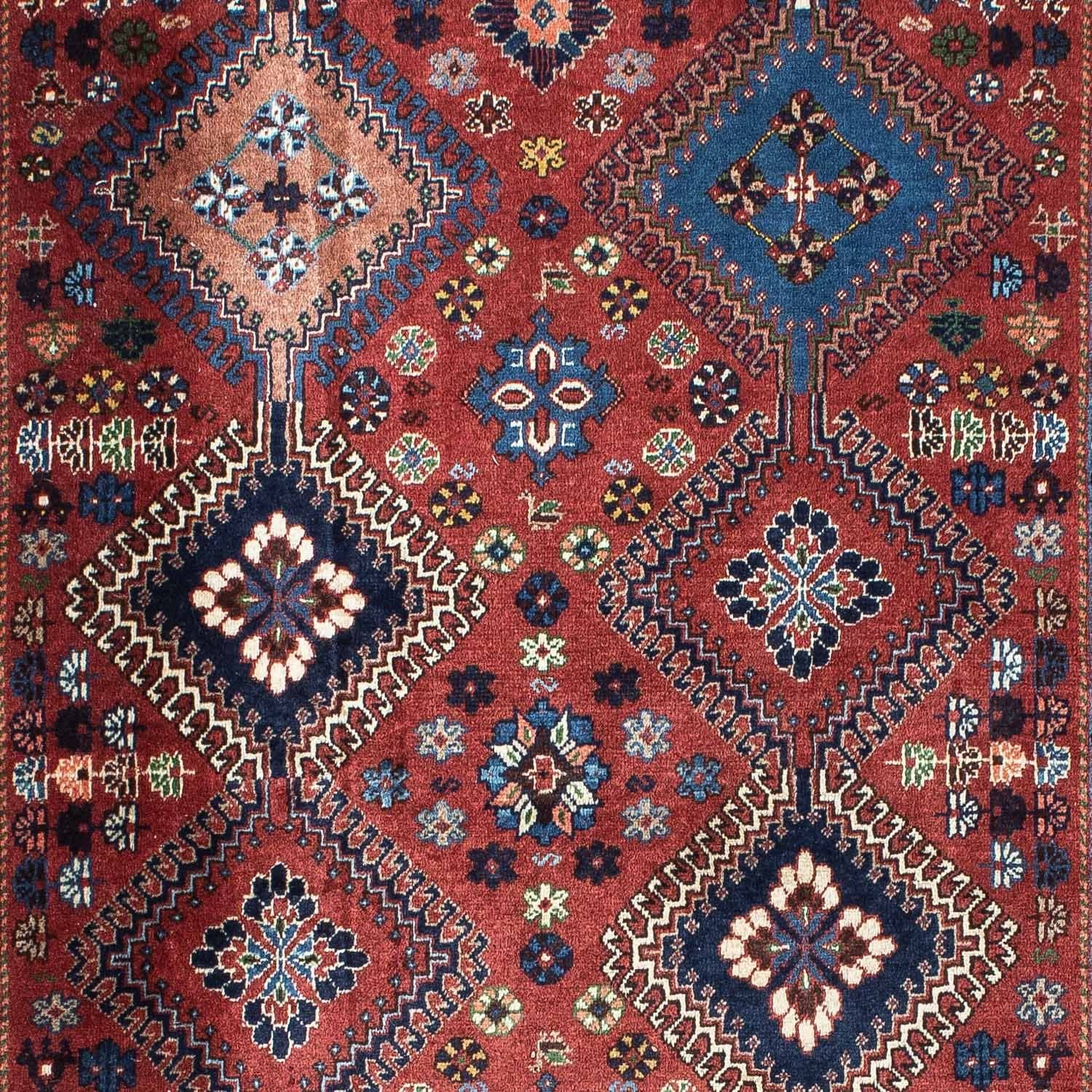 Alfombra de pasillo Alfombra persa - Nómada - 193 x 102 cm - rojo claro