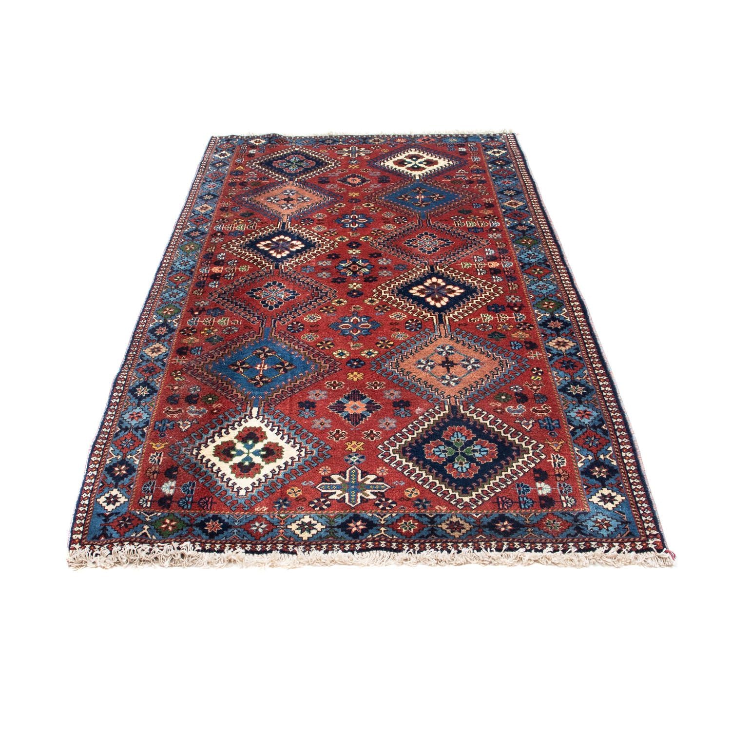 Alfombra de pasillo Alfombra persa - Nómada - 193 x 102 cm - rojo claro