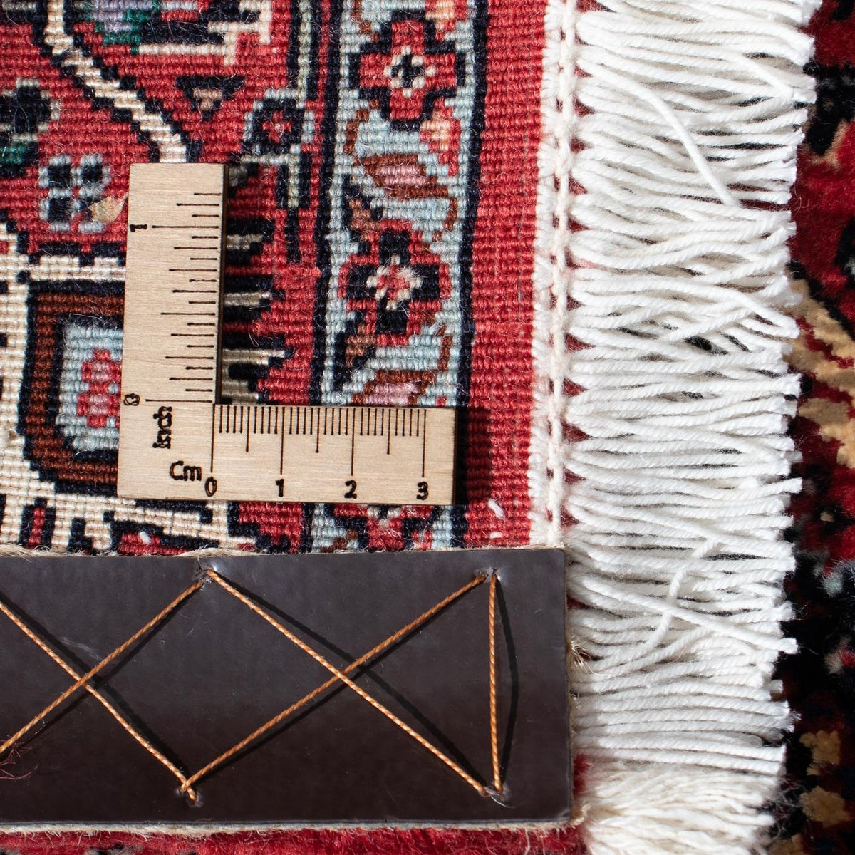 Alfombra de pasillo Alfombra persa - Bidjar - 202 x 75 cm - rojo