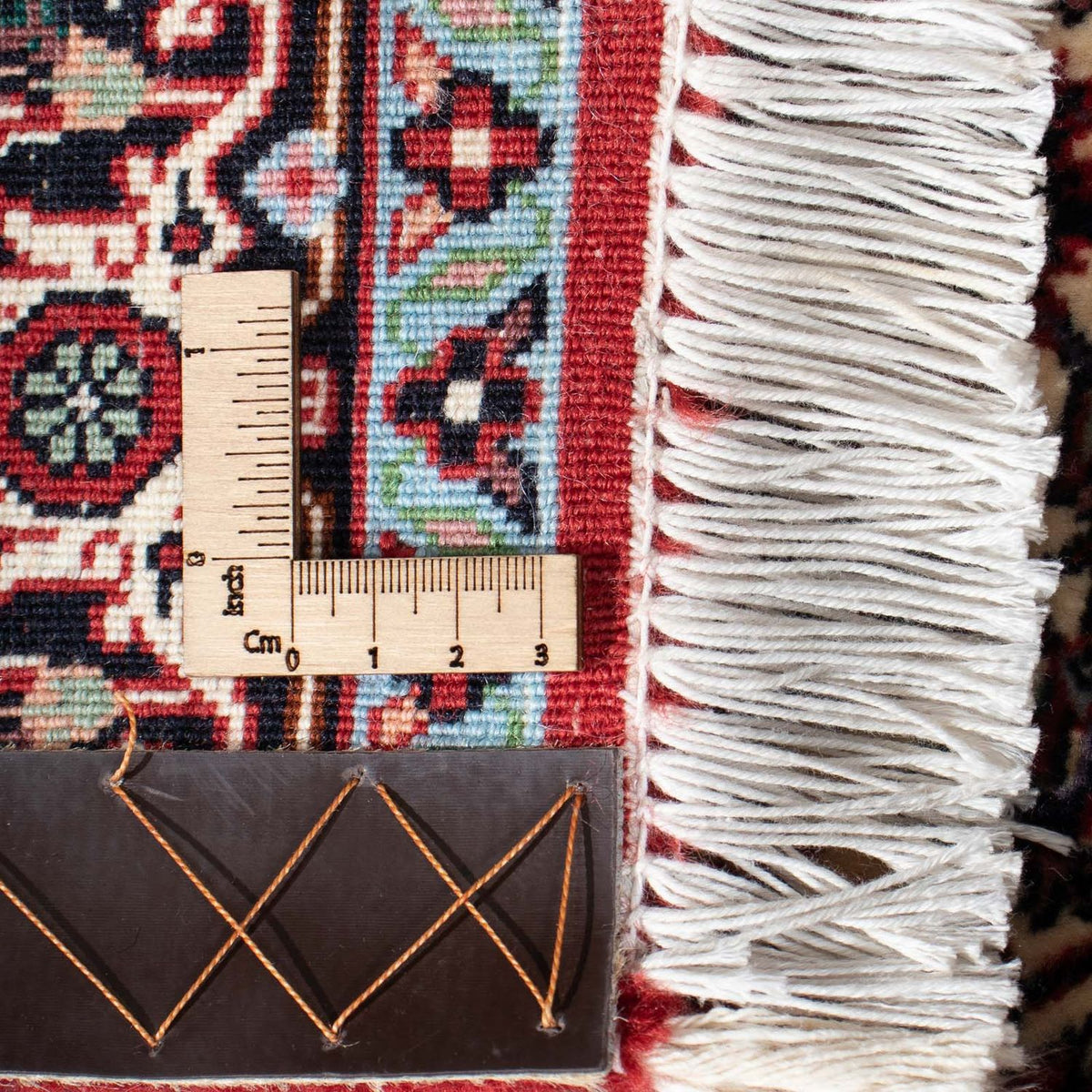 Alfombra de pasillo Alfombra persa - Bidjar - 206 x 75 cm - rojo