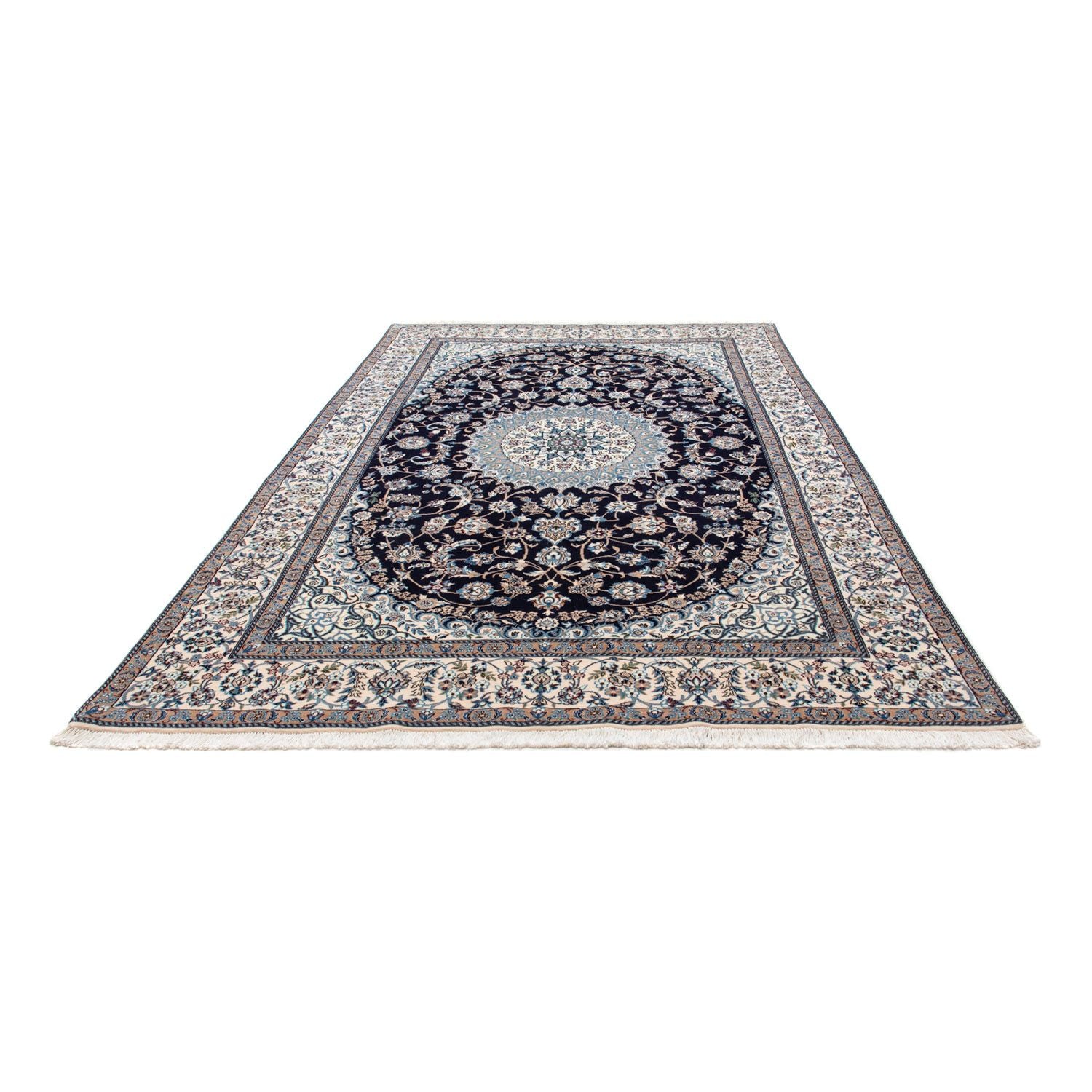 Alfombra Persa - Nain - Real - 300 x 197 cm - negro