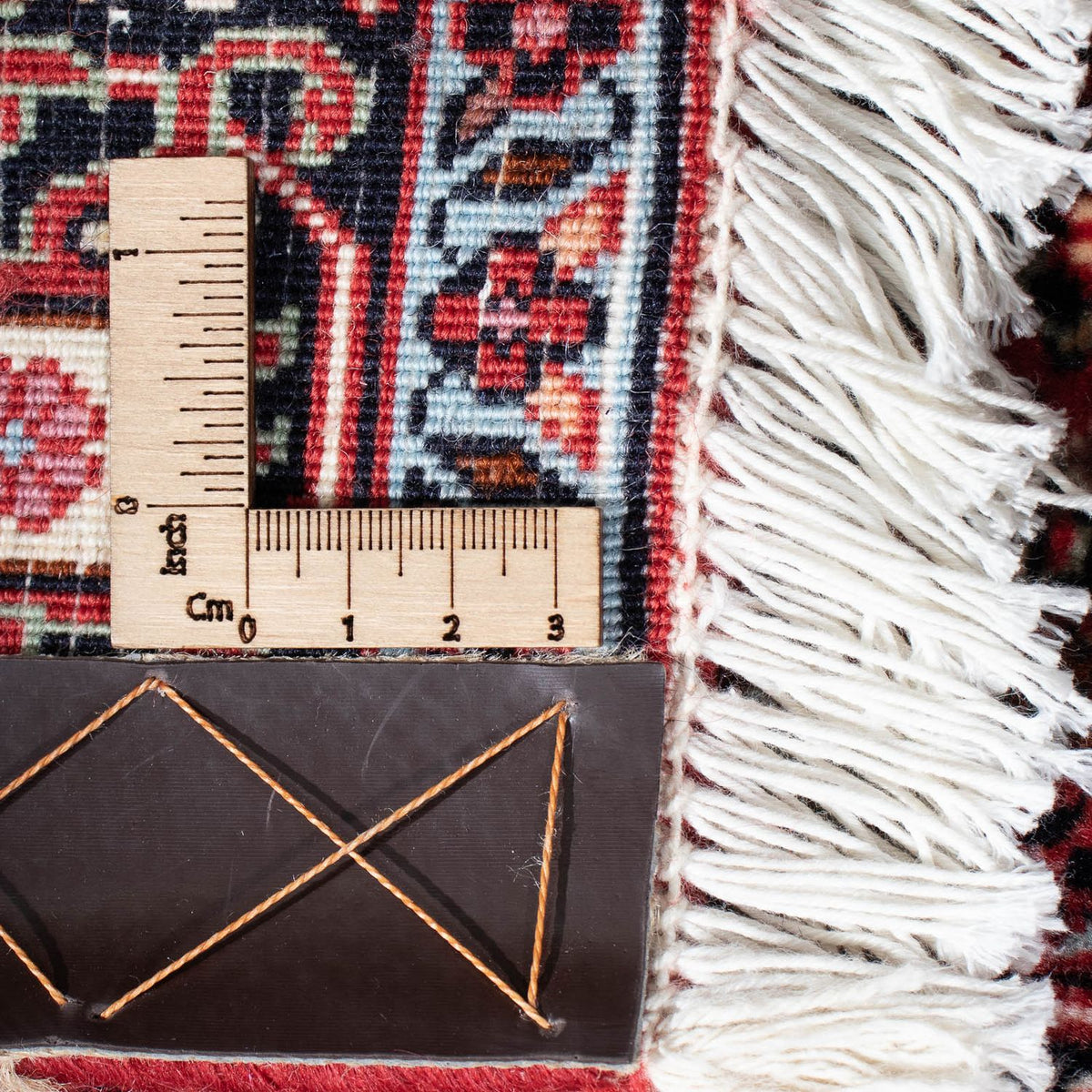 Alfombra de pasillo Alfombra persa - Bidjar - 197 x 74 cm - rojo