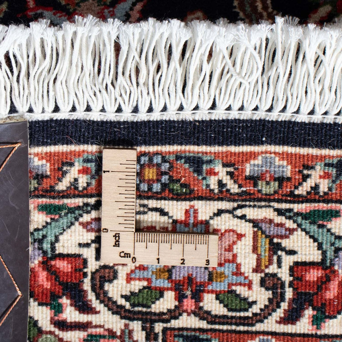 Alfombra de pasillo Alfombra persa - Bidjar - 210 x 74 cm - azul oscuro