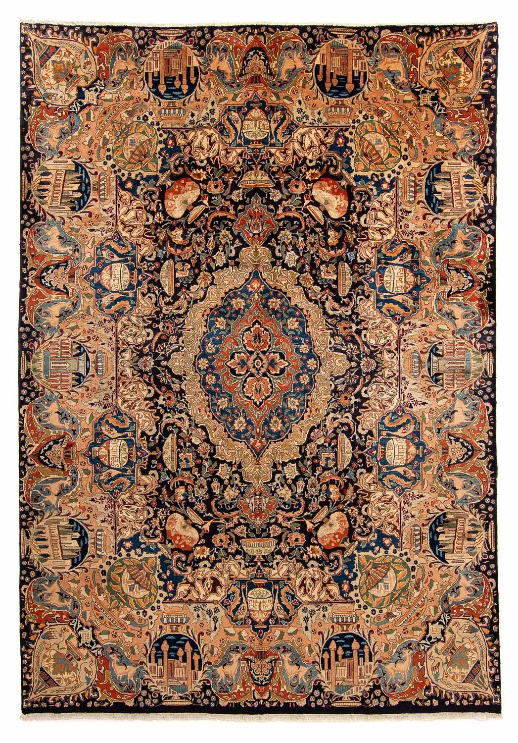 Alfombra persa - Clásica - 387 x 296 cm - multicolor