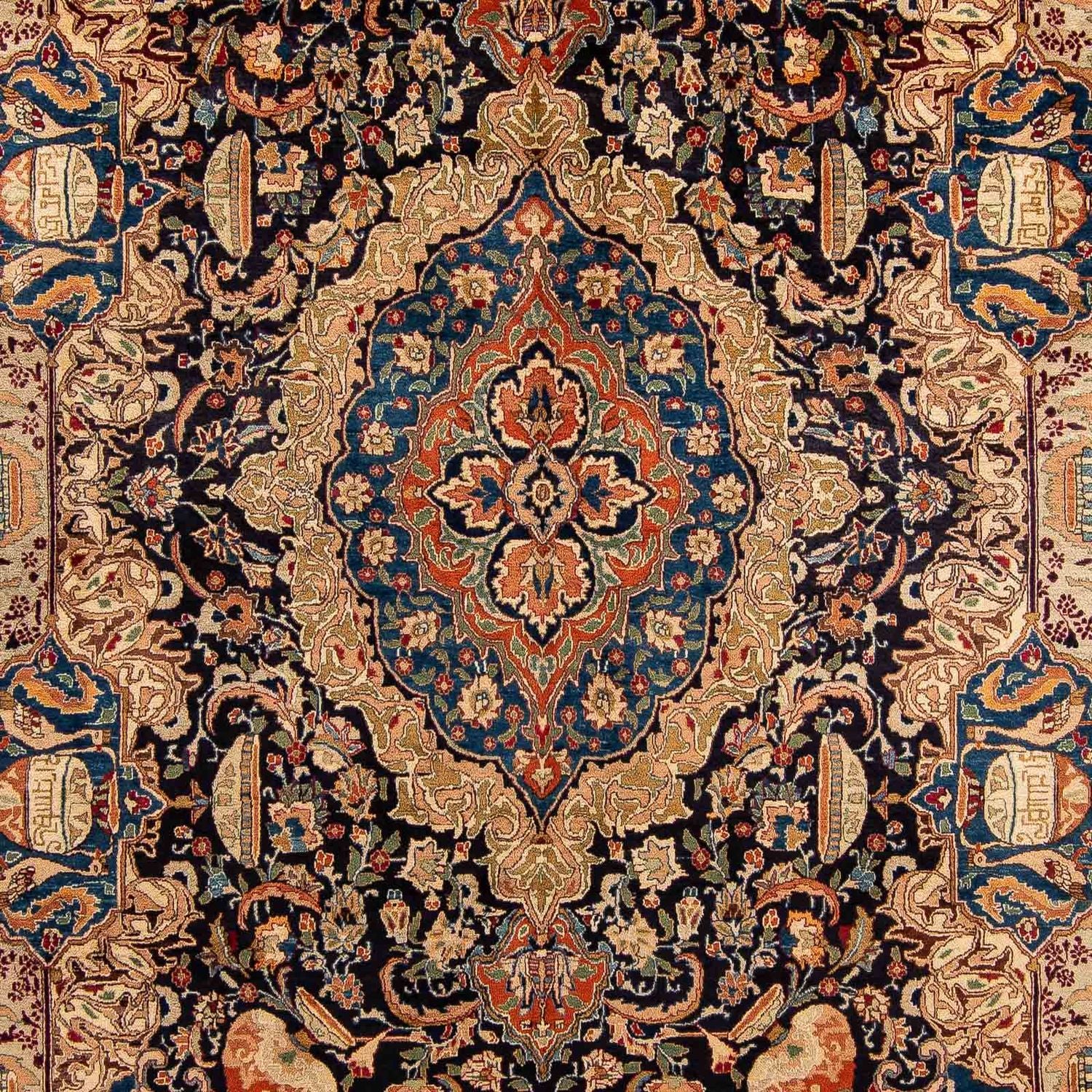 Alfombra persa - Clásica - 387 x 296 cm - multicolor