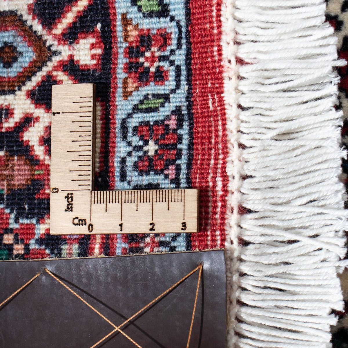 Alfombra de pasillo Alfombra persa - Bidjar - 208 x 73 cm - rojo