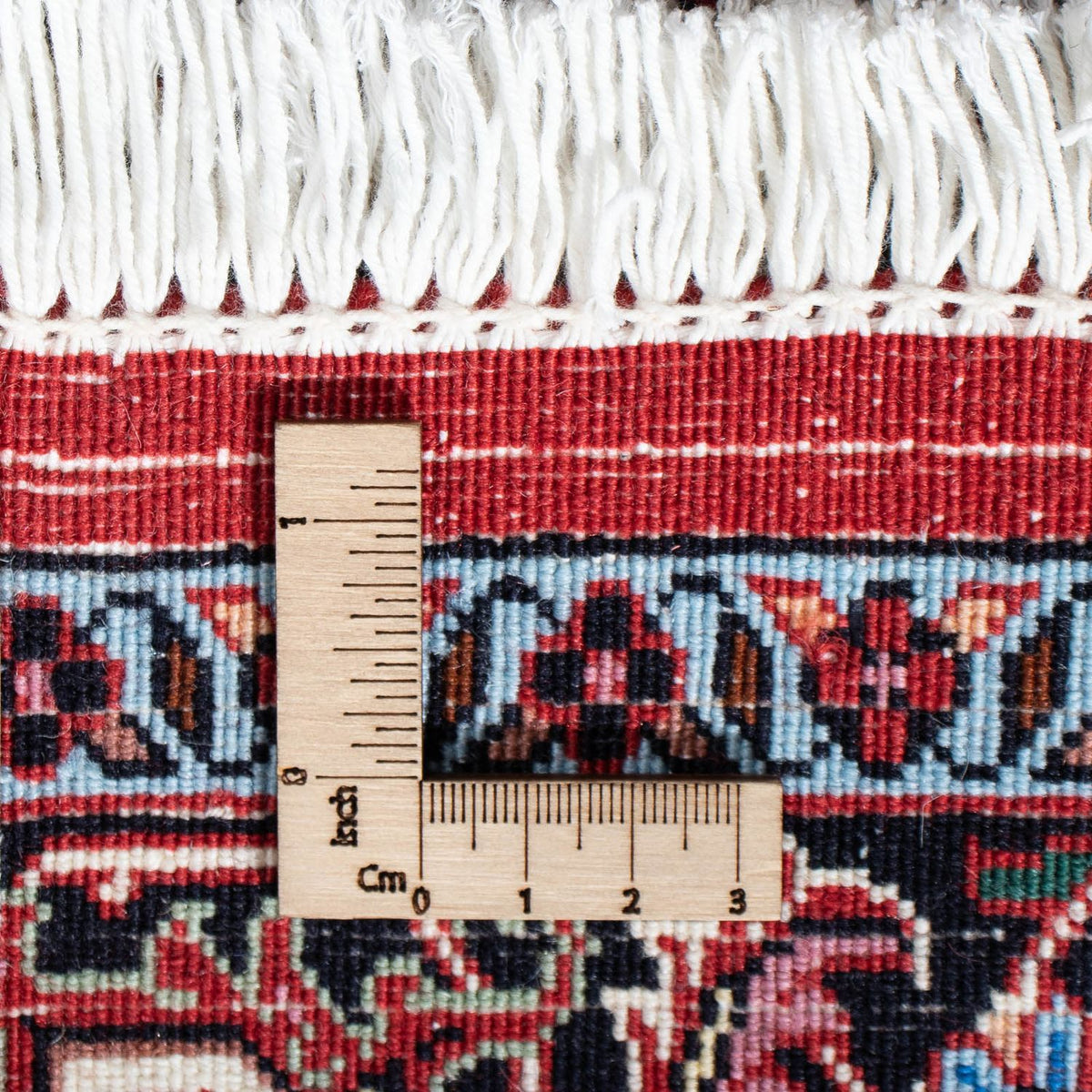 Alfombra de pasillo Alfombra persa - Bidjar - 212 x 71 cm - rojo