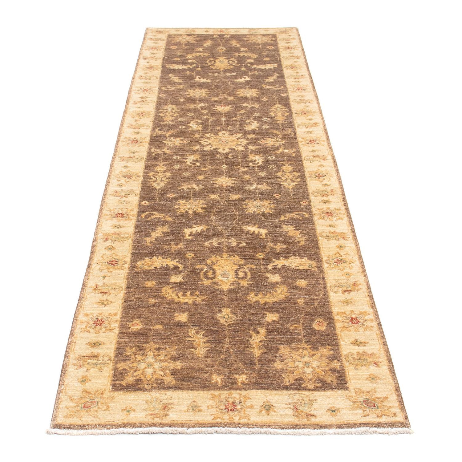 Alfombra de pasillo Alfombra Ziegler - 295 x 82 cm - marrón